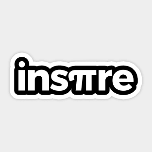 Inspire Math Lover Sticker